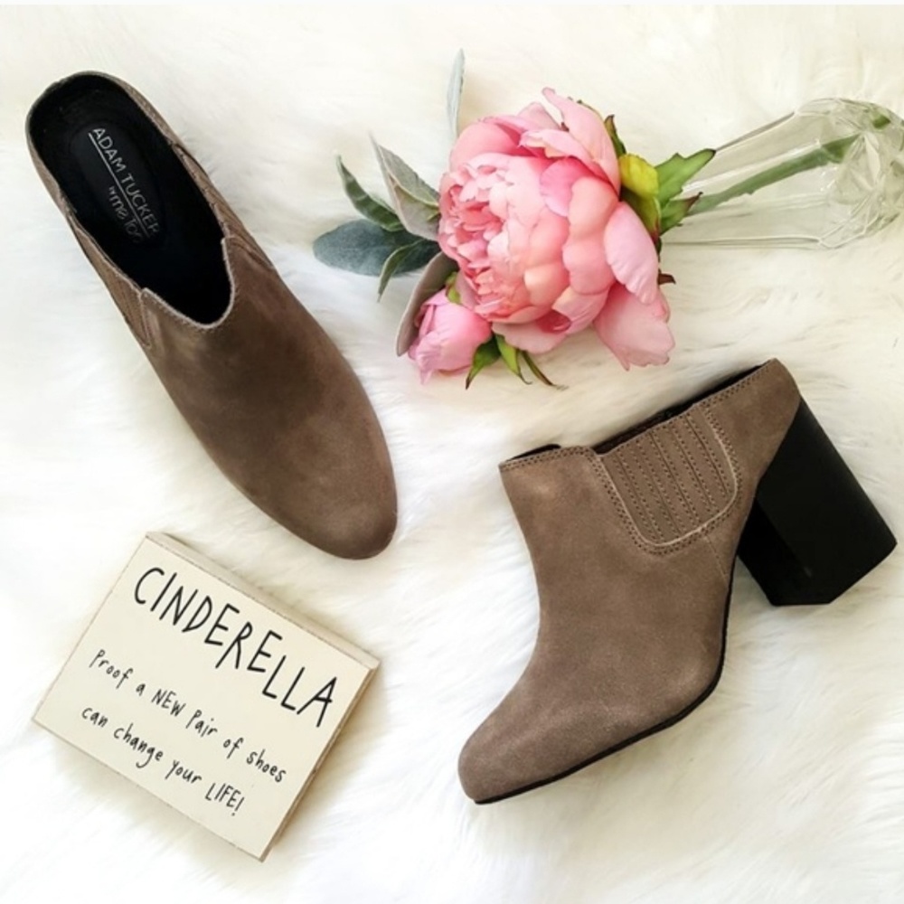 Sleek Adam Tucker Suede Mules - Picture 4 of 4